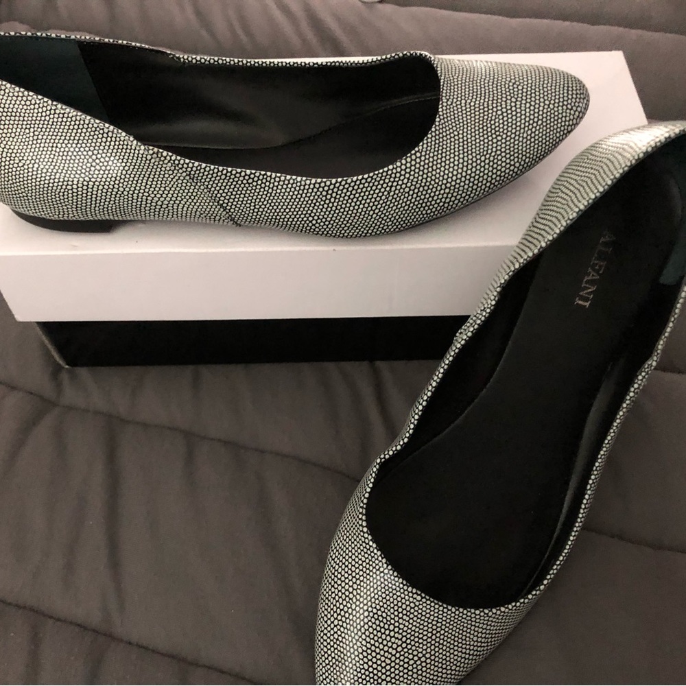 Flats..Alfani..wore once..size 8.